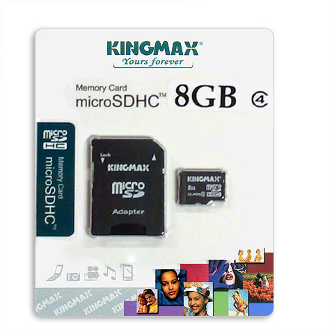 Kingmax Micro SDHC 8GB Class4 WaterProof
